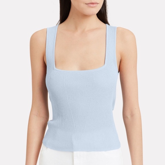 Intermix Sylvie Tie Back Knit Tank - Picture 1 of 4